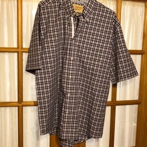 Western short sleeve button down XXLT